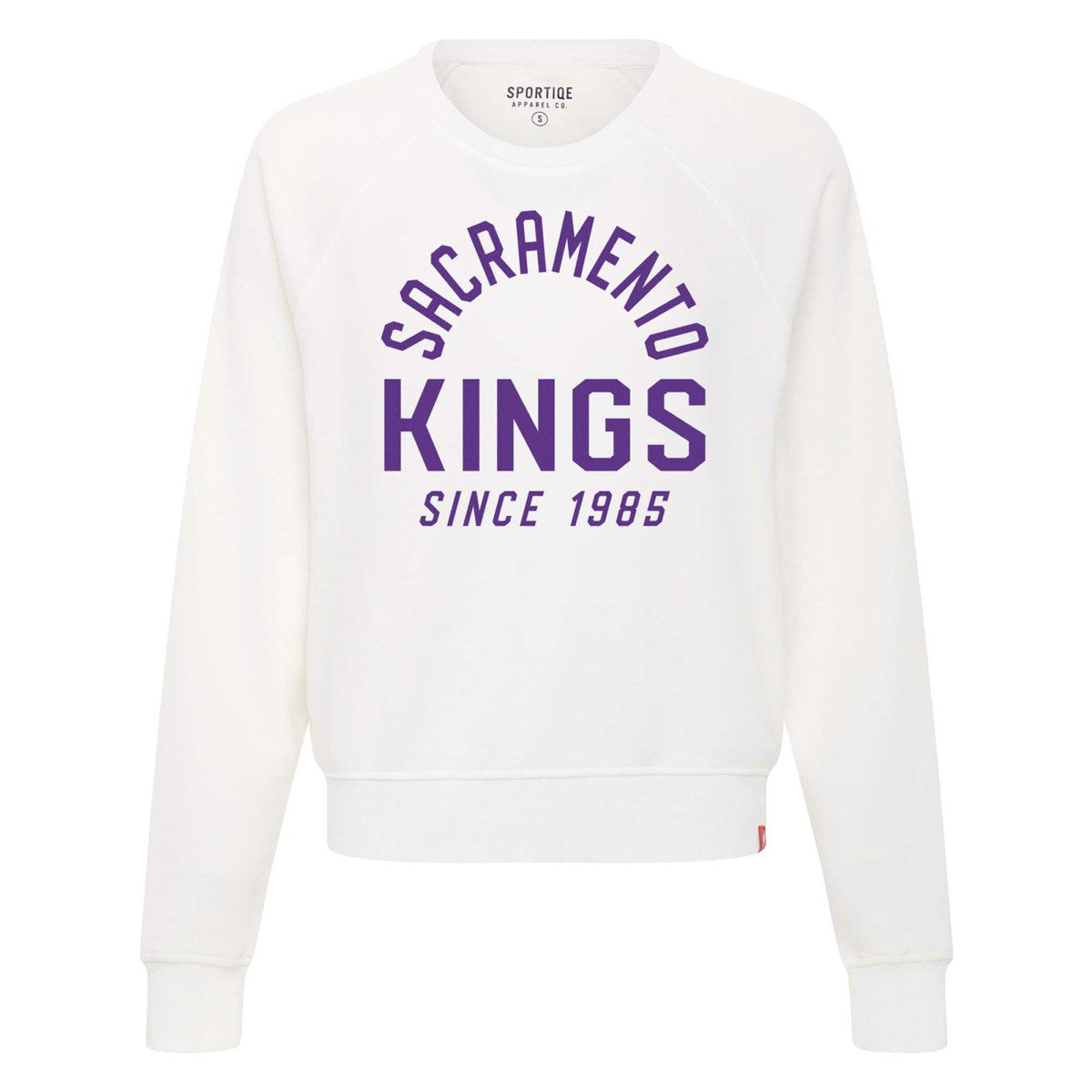 Sacramento Kings Sportiqe Women's Ashlyn Super Soft Raglan Pullover Sweatshirt On Sale