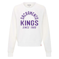 Sacramento Kings Sportiqe Women's Ashlyn Super Soft Raglan Pullover Sweatshirt On Sale