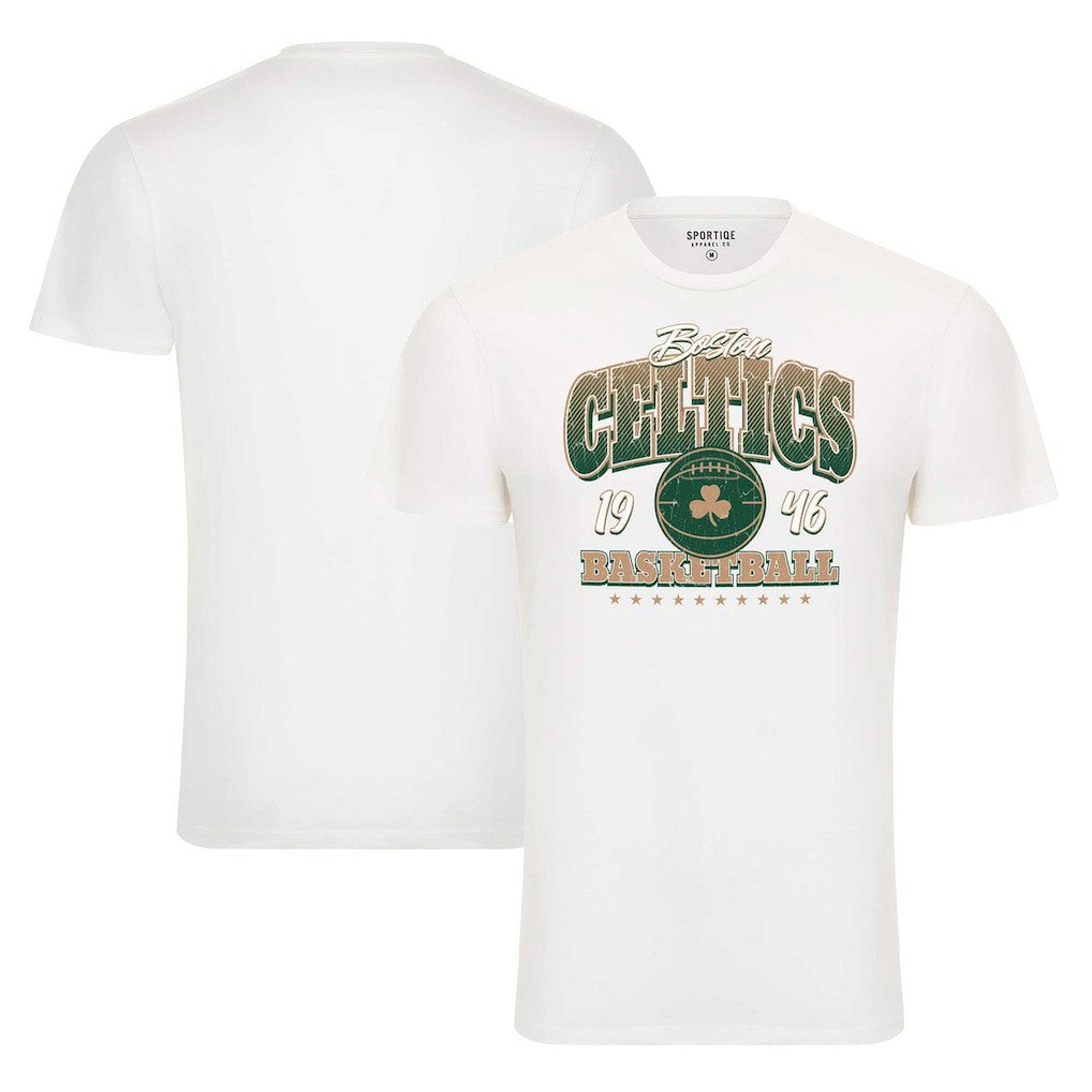Boston Celtics Sportiqe Unisex Bingham Super Soft T-Shirt On Sale