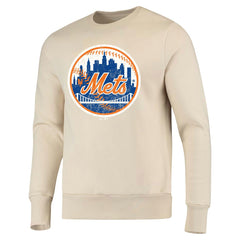 New York Mets Majestic Threads Fleece Pullover Sweatshirt | MLB Discount