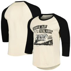 Tampa Bay Rays Majestic Threads Raglan 3/4-Sleeve T-Shirt | MLB Sale