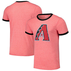 Arizona Diamondbacks Majestic Threads Ringer Tri-Blend T-Shirt | MLB Sale