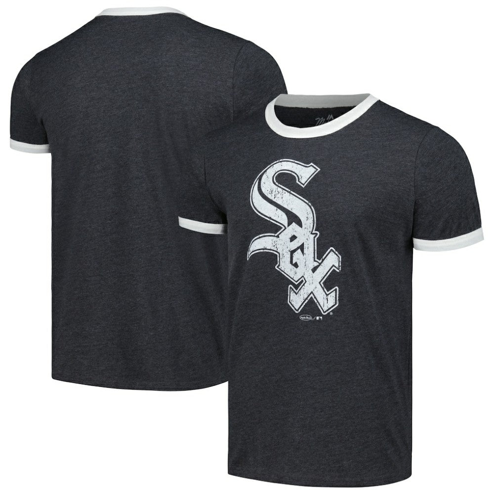 Chicago White Sox Majestic Threads Ringer Tri-Blend T-Shirt | MLB Sale