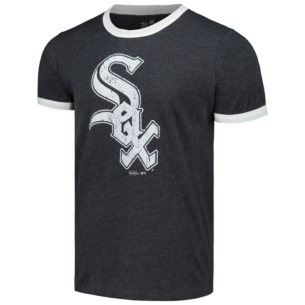 Chicago White Sox Majestic Threads Ringer Tri-Blend T-Shirt | MLB Sale