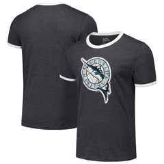 Florida Marlins Majestic Threads Ringer Tri-Blend T-Shirt | MLB Outlet