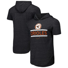 Baltimore Orioles Majestic Threads Tri-Blend Hoodie T-Shirt | MLB For sale