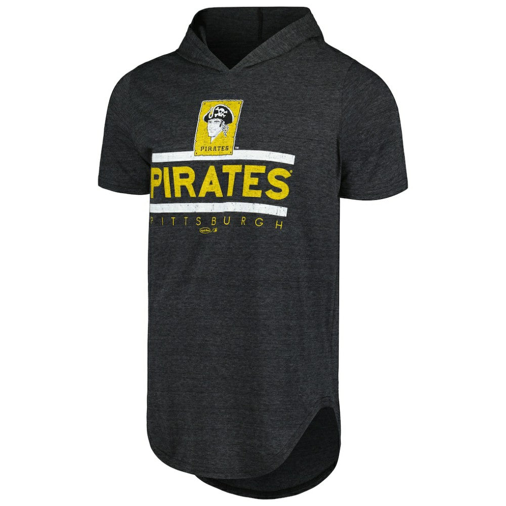 Pittsburgh Pirates Majestic Threads Tri-Blend Hoodie T-Shirt | MLB Shop