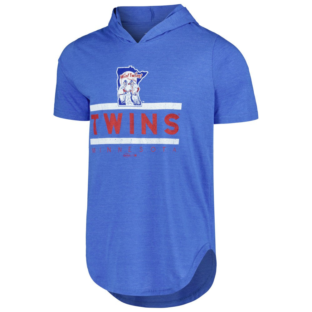 Minnesota Twins Majestic Threads Tri-Blend Hoodie T-Shirt | MLB Sale