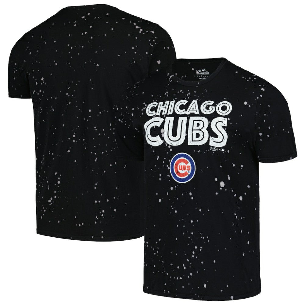 Chicago Cubs Majestic Threads Splatter T-Shirt | MLB US