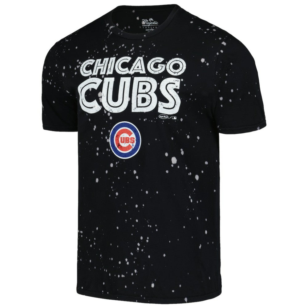 Chicago Cubs Majestic Threads Splatter T-Shirt | MLB US