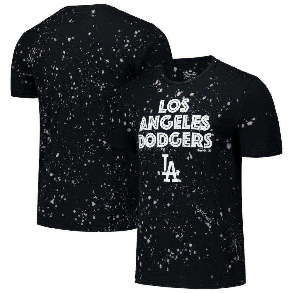 Los Angeles Dodgers Majestic Threads Splatter T-Shirt | MLB New