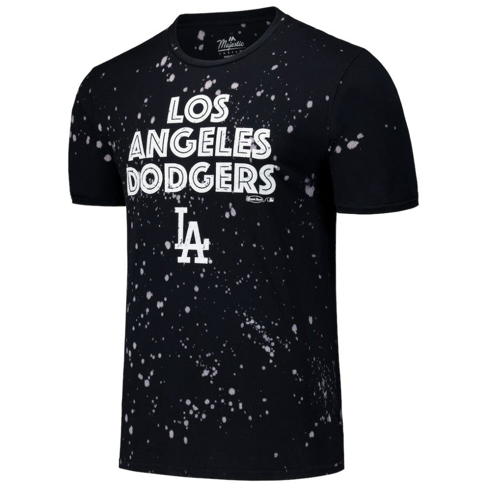 Los Angeles Dodgers Majestic Threads Splatter T-Shirt | MLB New