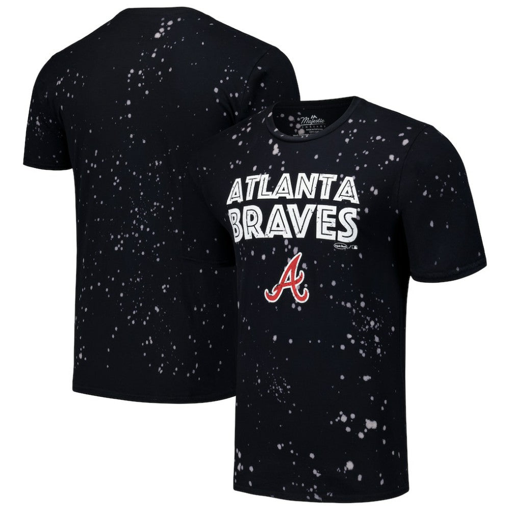 Atlanta Braves Majestic Threads Splatter T-Shirt | MLB On Sale