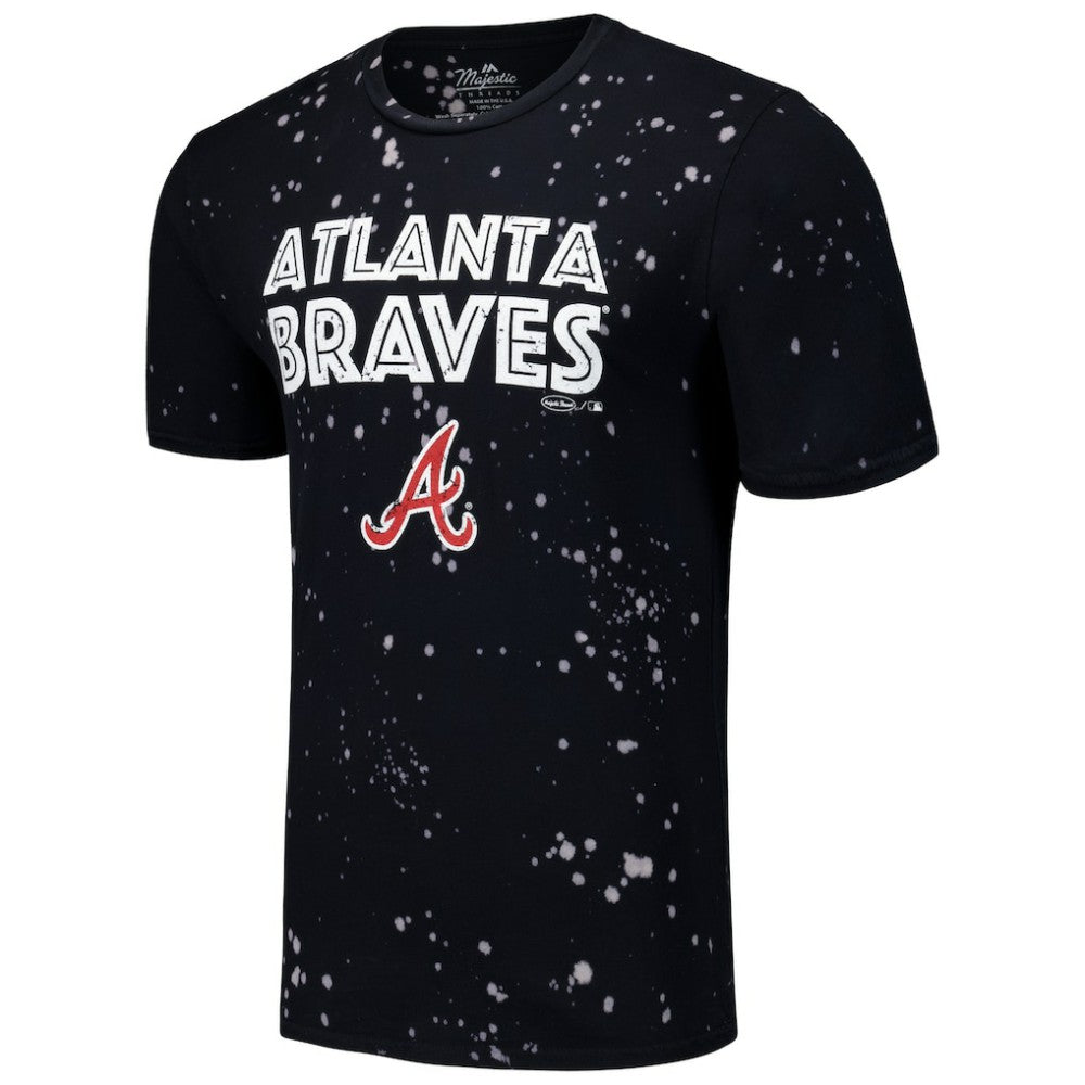 Atlanta Braves Majestic Threads Splatter T-Shirt | MLB On Sale