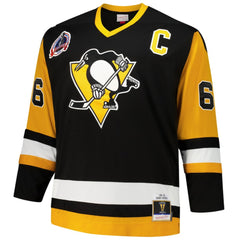 Mario Lemieux Pittsburgh Penguins Mitchell & Ness Big & Tall 1991/92 Blue Line 2.0 Jersey Online