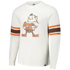 Cleveland Browns 47 brand '47 Gridiron Throwback Premier Brex Long Sleeve T-Shirt