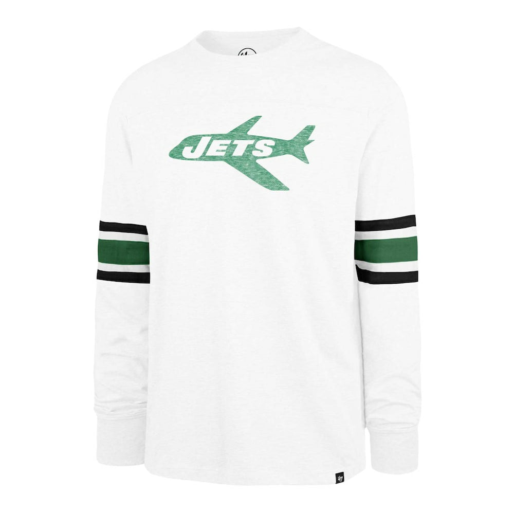New York Jets 47 brand '47 Gridiron Throwback Premier Brex Long Sleeve T-Shirt