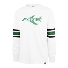 New York Jets 47 brand '47 Gridiron Throwback Premier Brex Long Sleeve T-Shirt