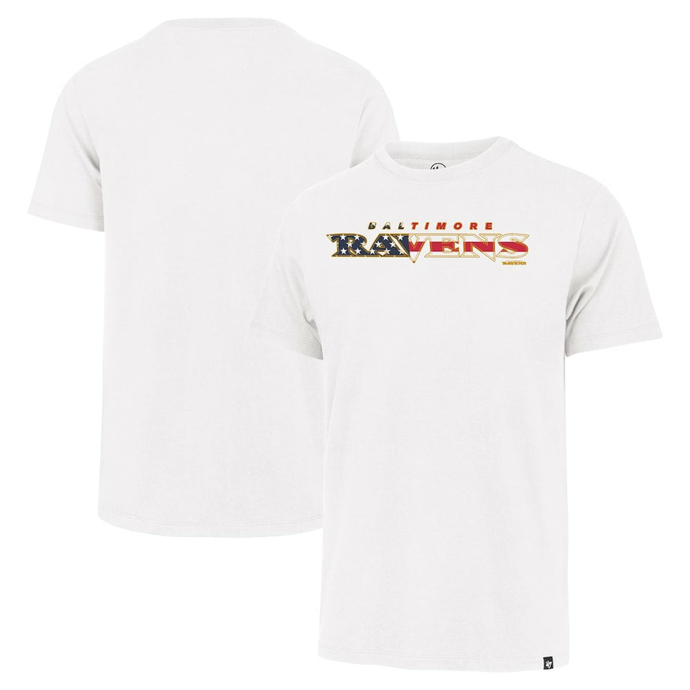Baltimore Ravens 47 brand '47 Flag Script Franklin T-Shirt