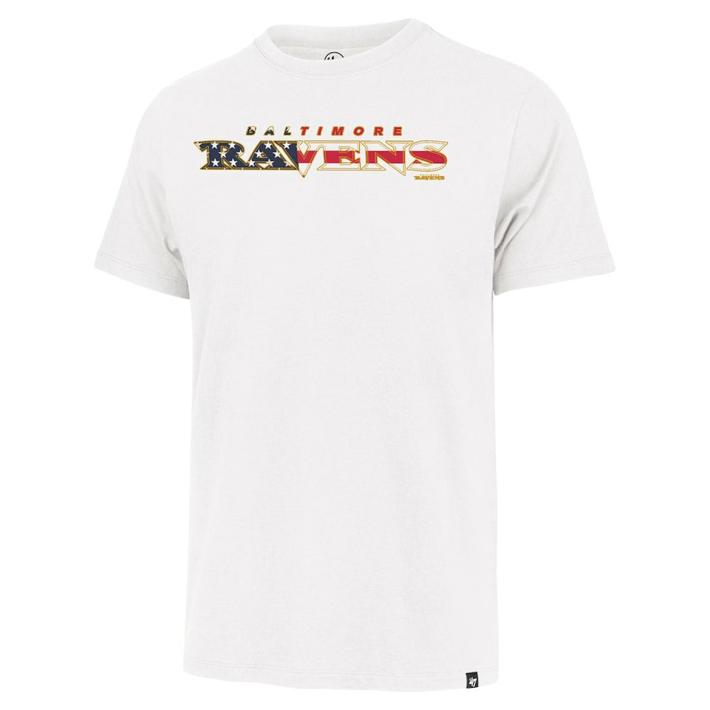 Baltimore Ravens 47 brand '47 Flag Script Franklin T-Shirt