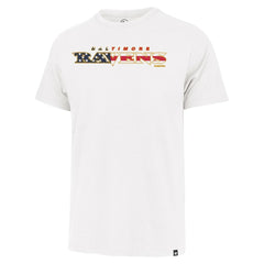Baltimore Ravens 47 brand '47 Flag Script Franklin T-Shirt