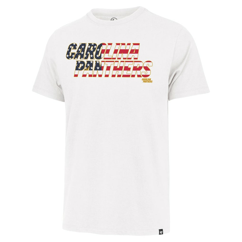 Carolina Panthers 47 brand '47 Flag Script Franklin T-Shirt