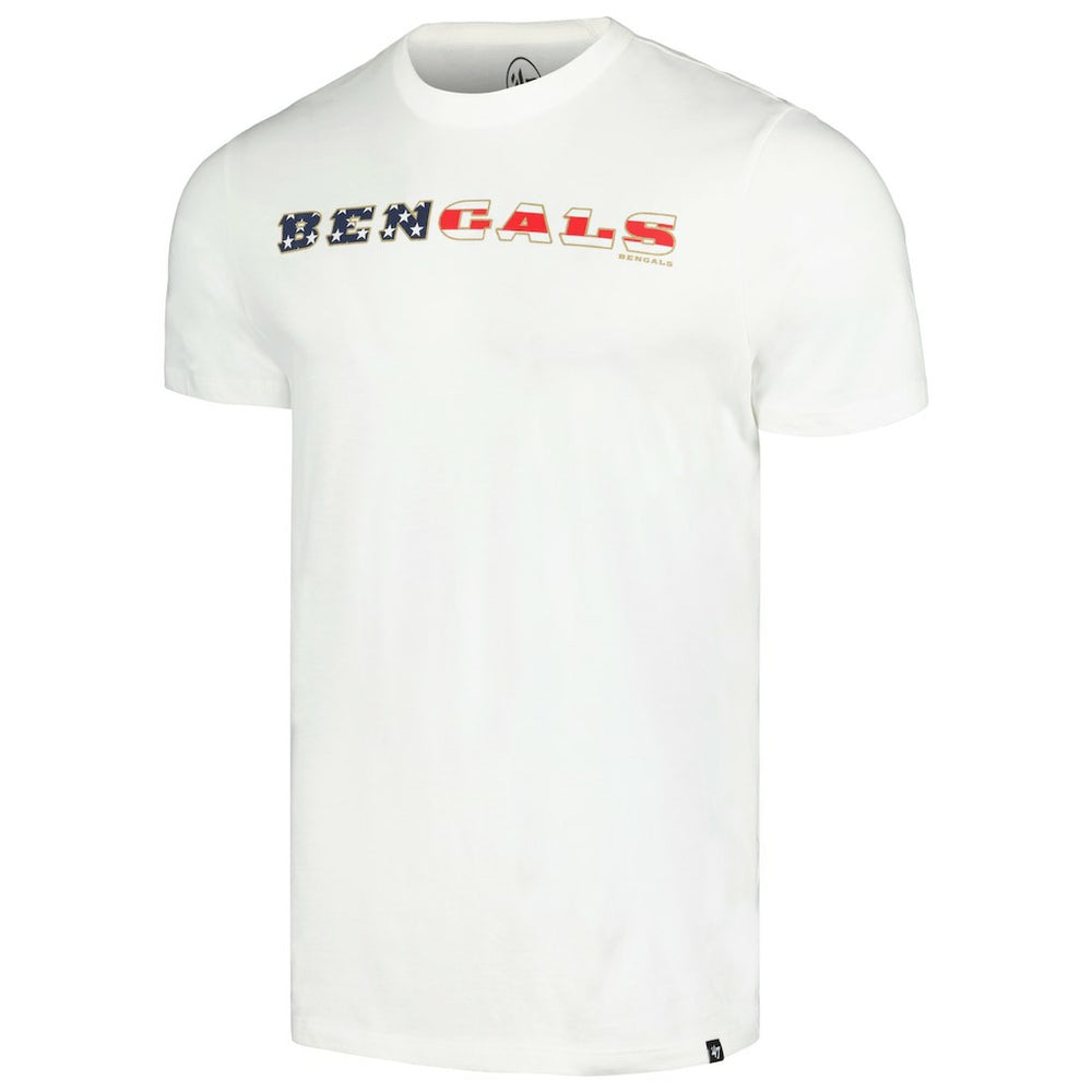 Cincinnati Bengals 47 brand '47 Flag Script Franklin T-Shirt