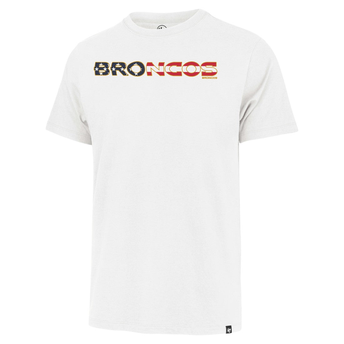 Denver Broncos 47 brand '47 Flag Script Franklin T-Shirt