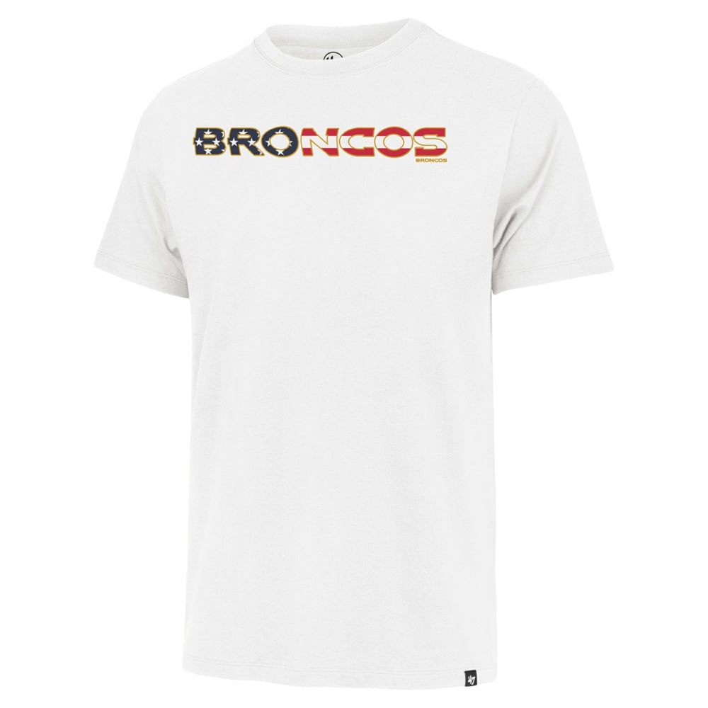 Denver Broncos 47 brand '47 Flag Script Franklin T-Shirt