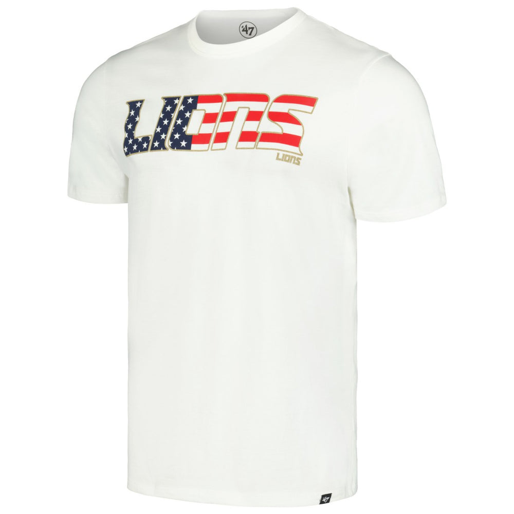 Detroit Lions 47 brand '47 Flag Script Franklin T-Shirt