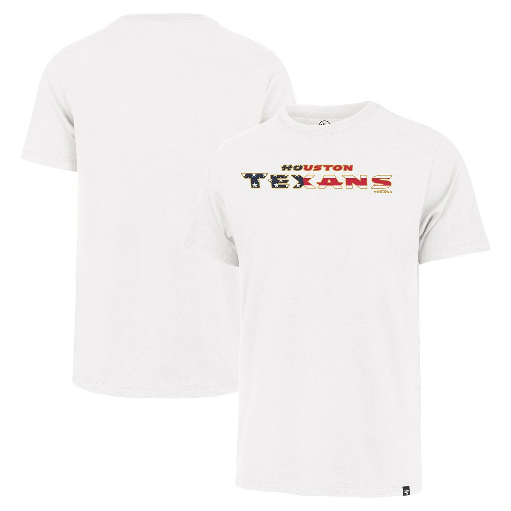 Houston Texans 47 brand '47 Flag Script Franklin T-Shirt