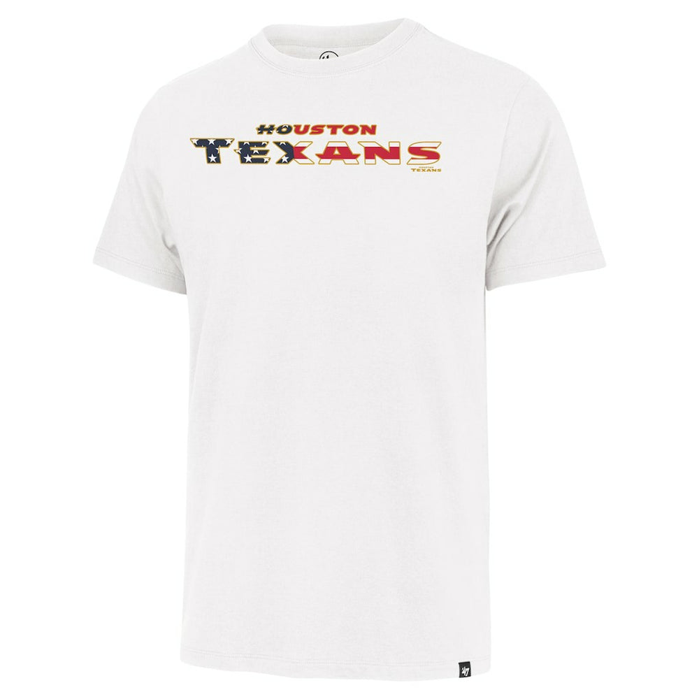 Houston Texans 47 brand '47 Flag Script Franklin T-Shirt