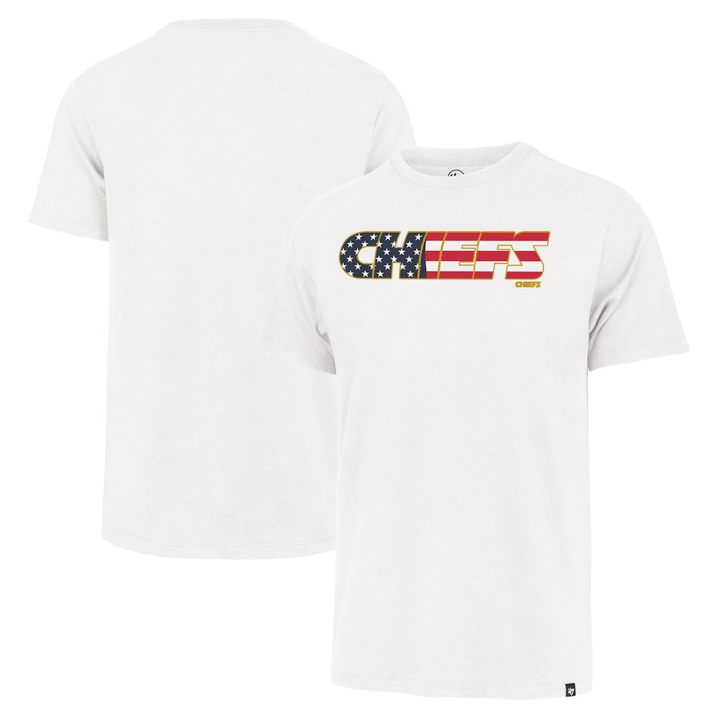 Kansas City Chiefs 47 brand '47 Flag Script Franklin T-Shirt