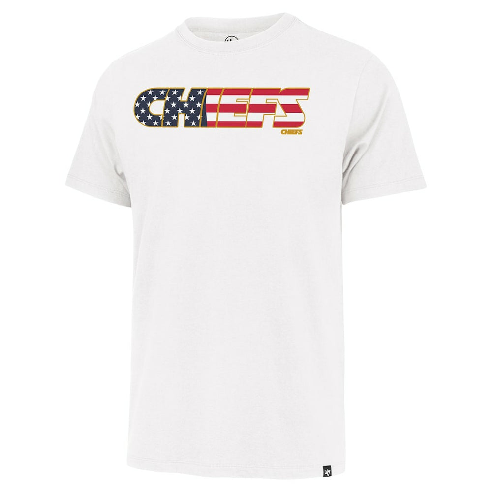 Kansas City Chiefs 47 brand '47 Flag Script Franklin T-Shirt