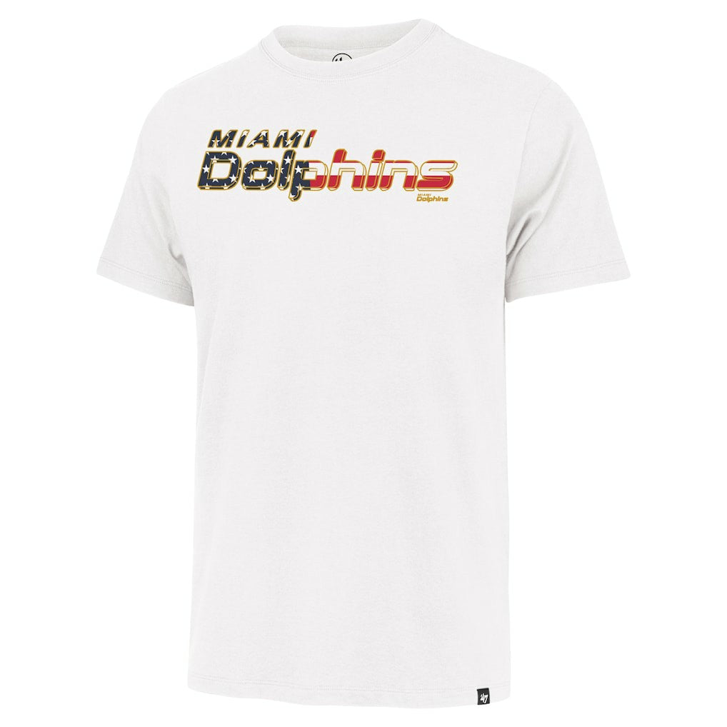 Miami Dolphins 47 brand '47 Flag Script Franklin T-Shirt