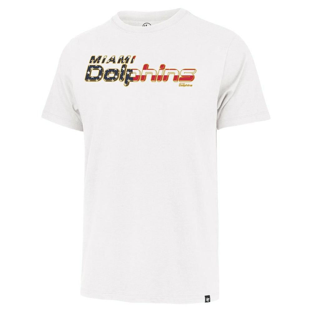 Miami Dolphins 47 brand '47 Flag Script Franklin T-Shirt