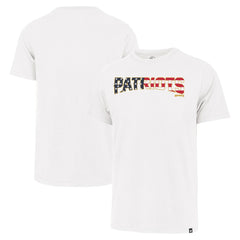 New England Patriots 47 brand '47 Flag Script Franklin T-Shirt