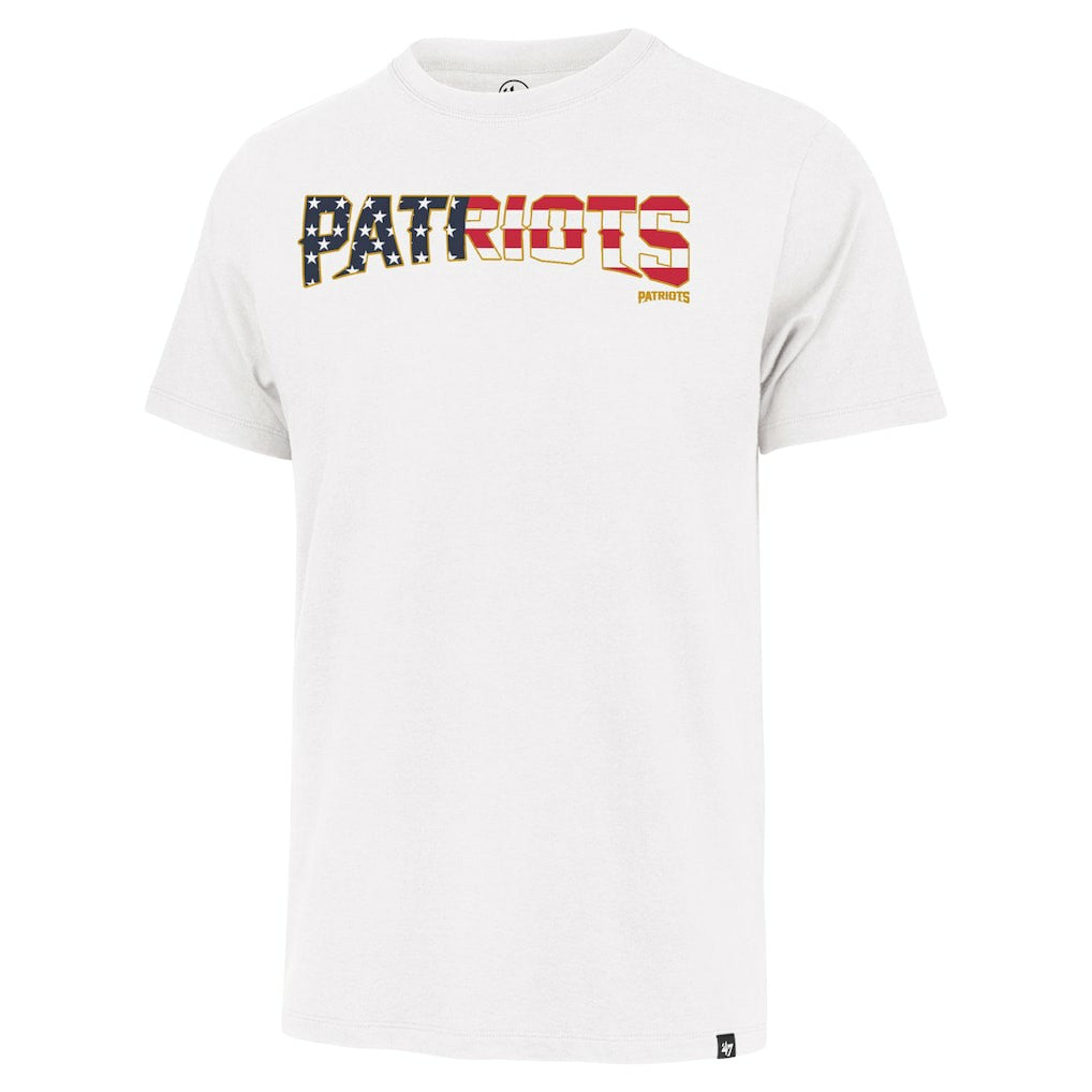 New England Patriots 47 brand '47 Flag Script Franklin T-Shirt