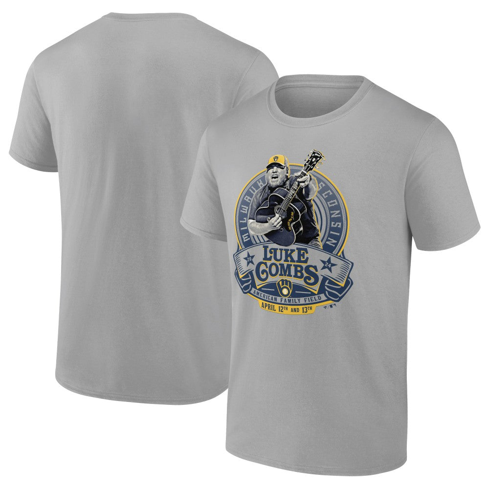 Luke Combs x Milwaukee Brewers Fanatics Graphic T-Shirt | MLB US