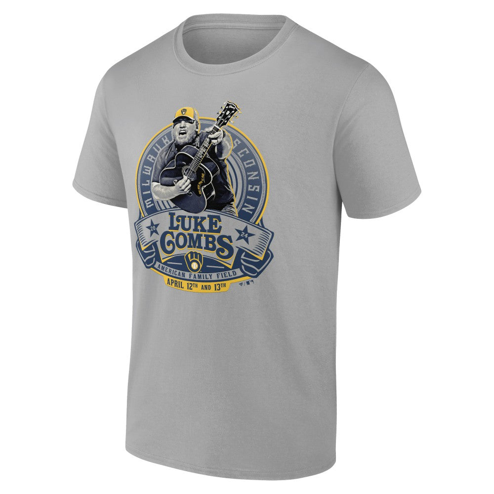 Luke Combs x Milwaukee Brewers Fanatics Graphic T-Shirt | MLB US