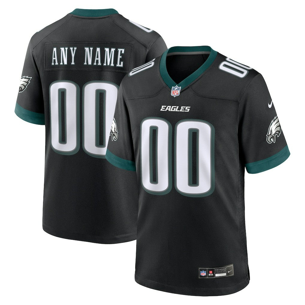 Philadelphia Eagles Nike Alternate Custom Game Jersey