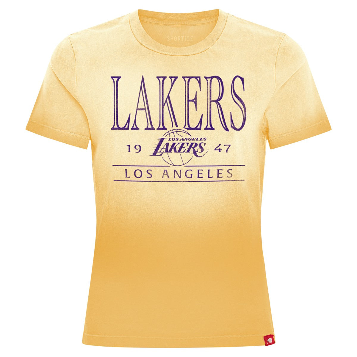 Los Angeles Lakers Sportiqe Women's Arcadia Sun-Dipped T-Shirt For Sale