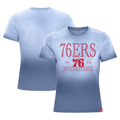 Philadelphia 76ers Sportiqe Women's Arcadia Sun-Dipped T-Shirt New