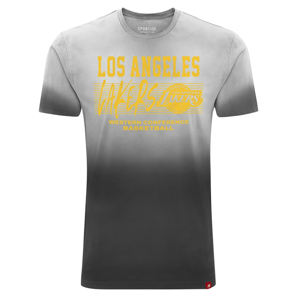 Los Angeles Lakers Sportiqe Unisex Bingham Sun-Fade T-Shirt For Sale