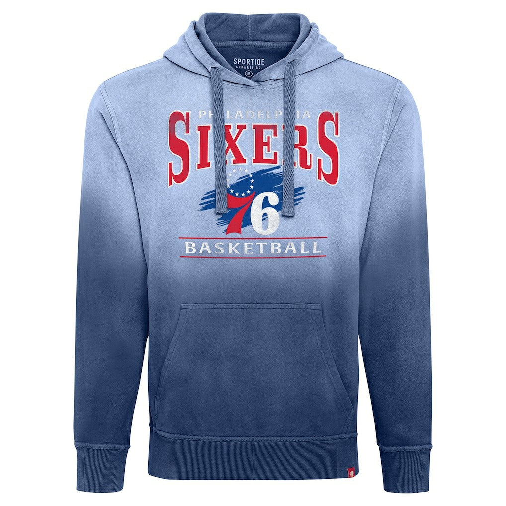 Philadelphia 76ers Sportiqe Unisex Blake Sun-Fade Pullover Hoodie On Sale