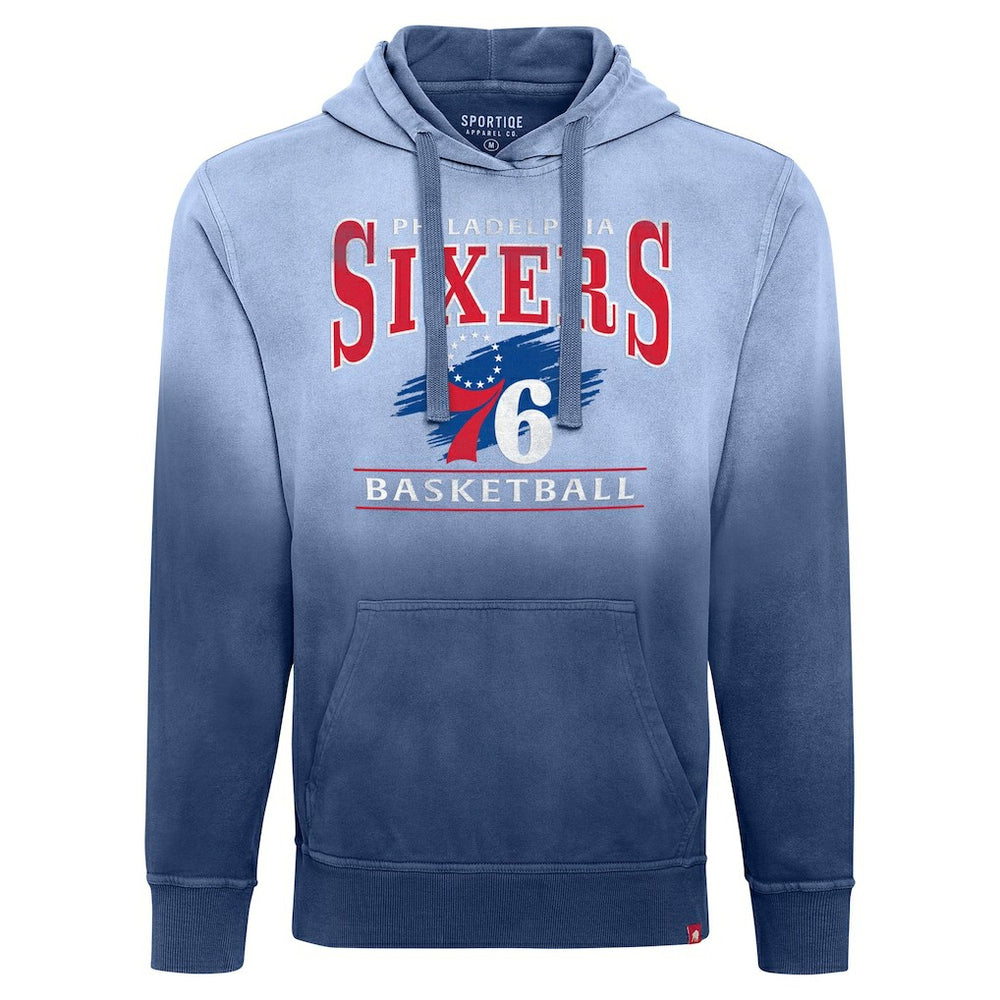 Philadelphia 76ers Sportiqe Unisex Blake Sun-Fade Pullover Hoodie On Sale