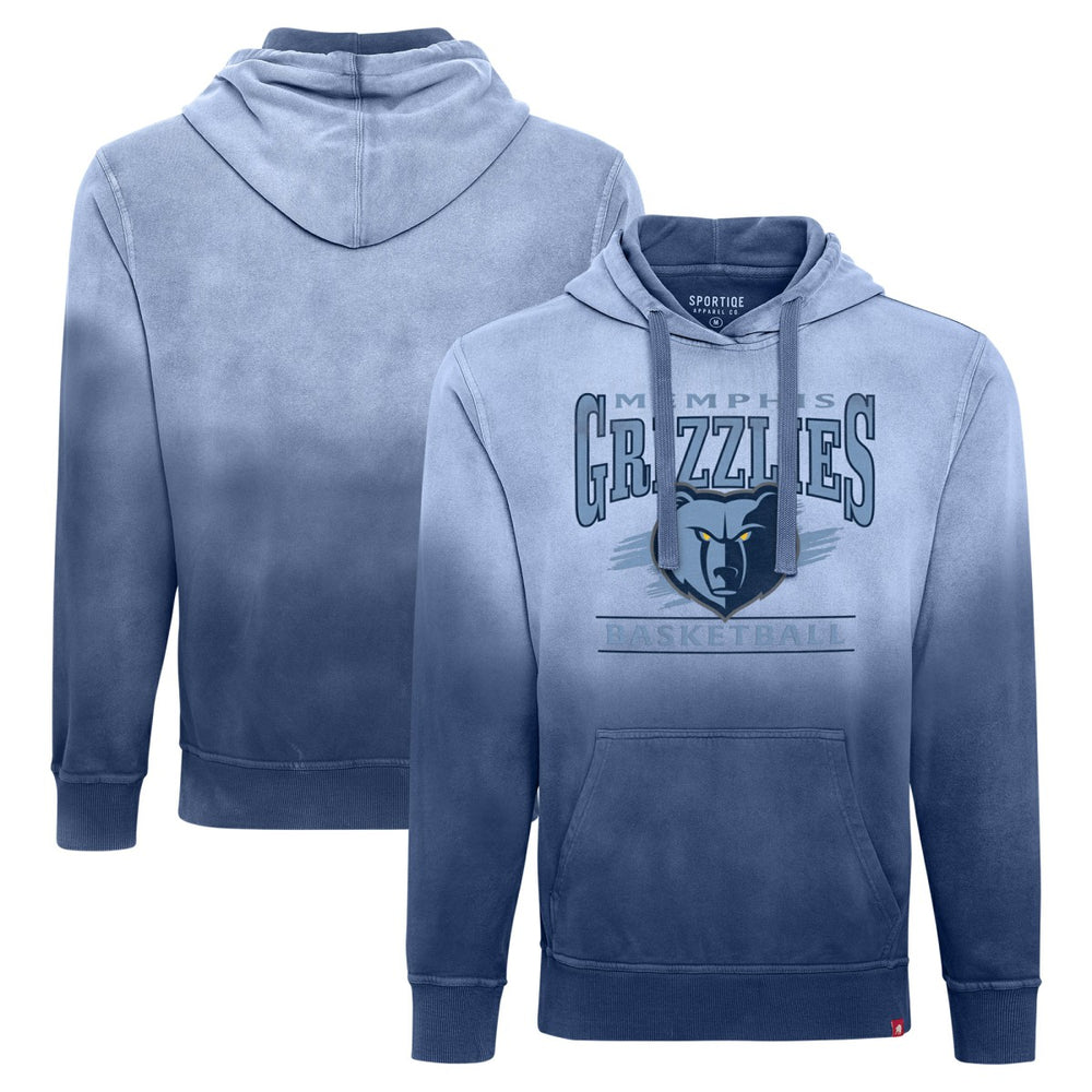Memphis Grizzlies Sportiqe Unisex Blake Sun-Fade Pullover Hoodie Discount