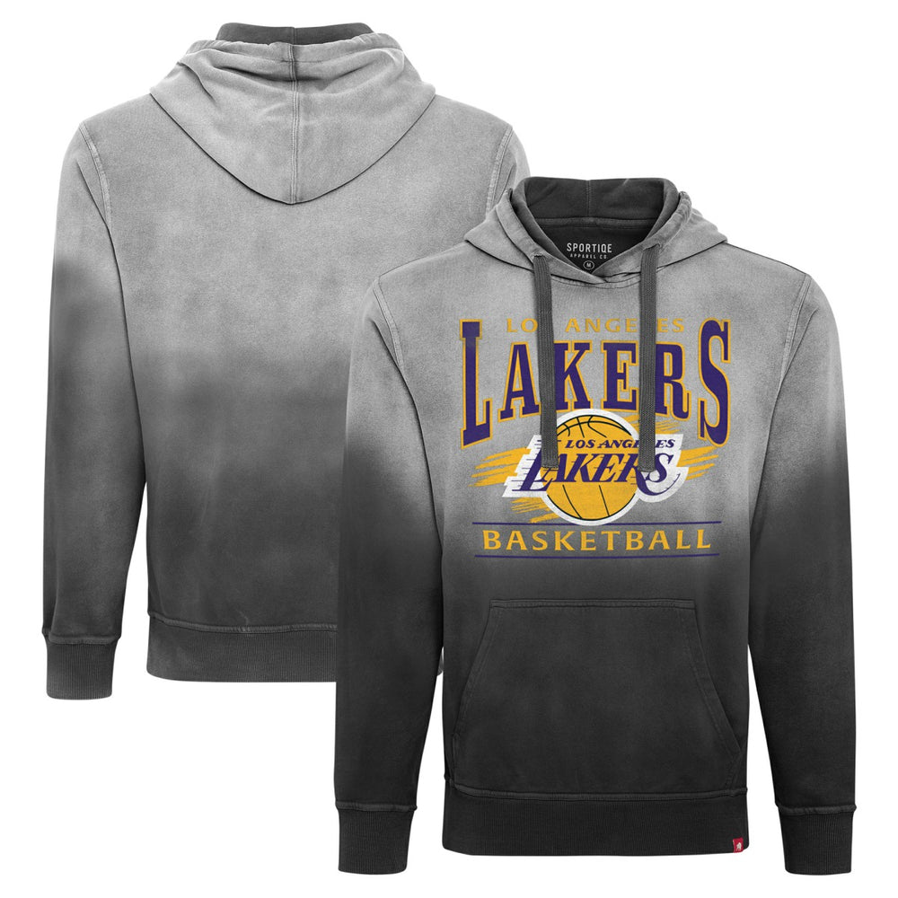 Los Angeles Lakers Sportiqe Unisex Blake Sun-Fade Pullover Hoodie On Sale