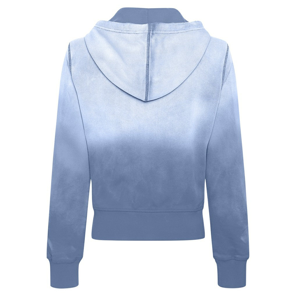 Philadelphia 76ers Sportiqe Women's Carli Sun Fade Full-Zip Hoodie On Sale