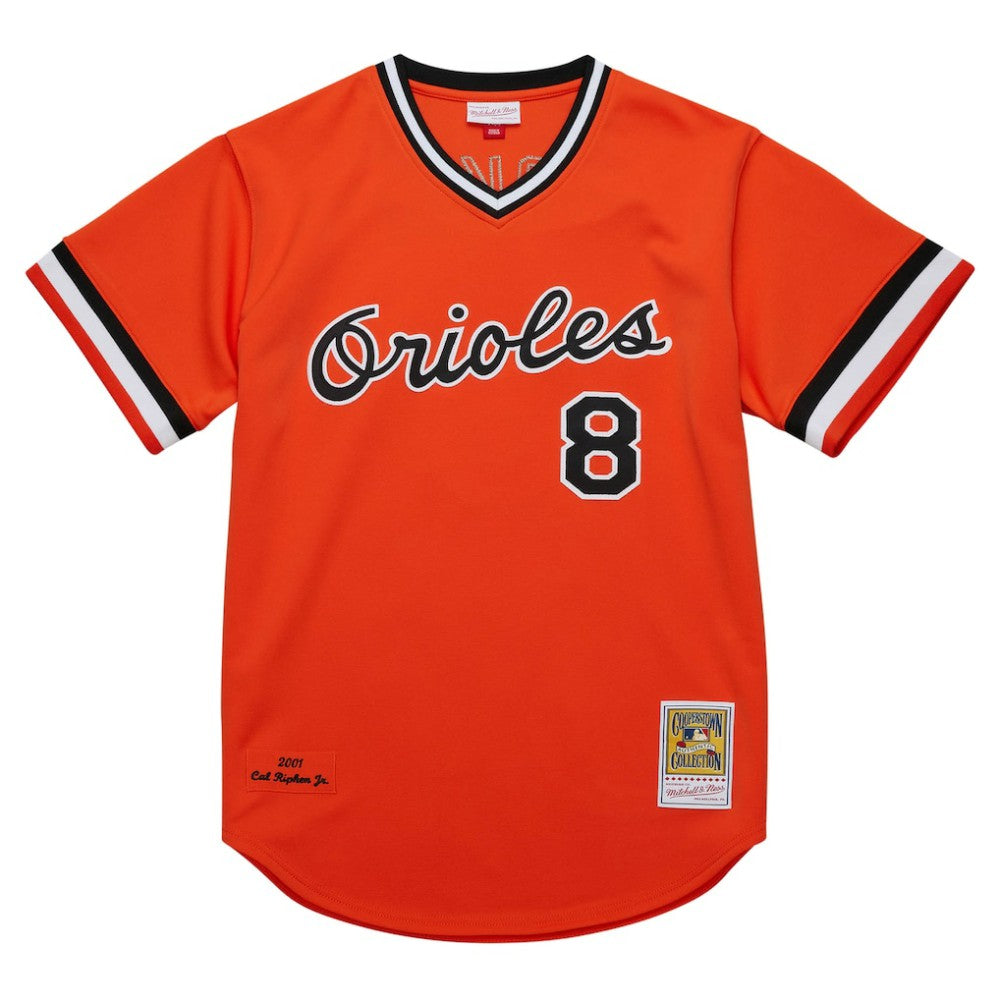 Cal Ripken Jr. Baltimore Orioles Mitchell & Ness 2001 Cooperstown Collection Authentic Throwback Jersey | MLB Outlet